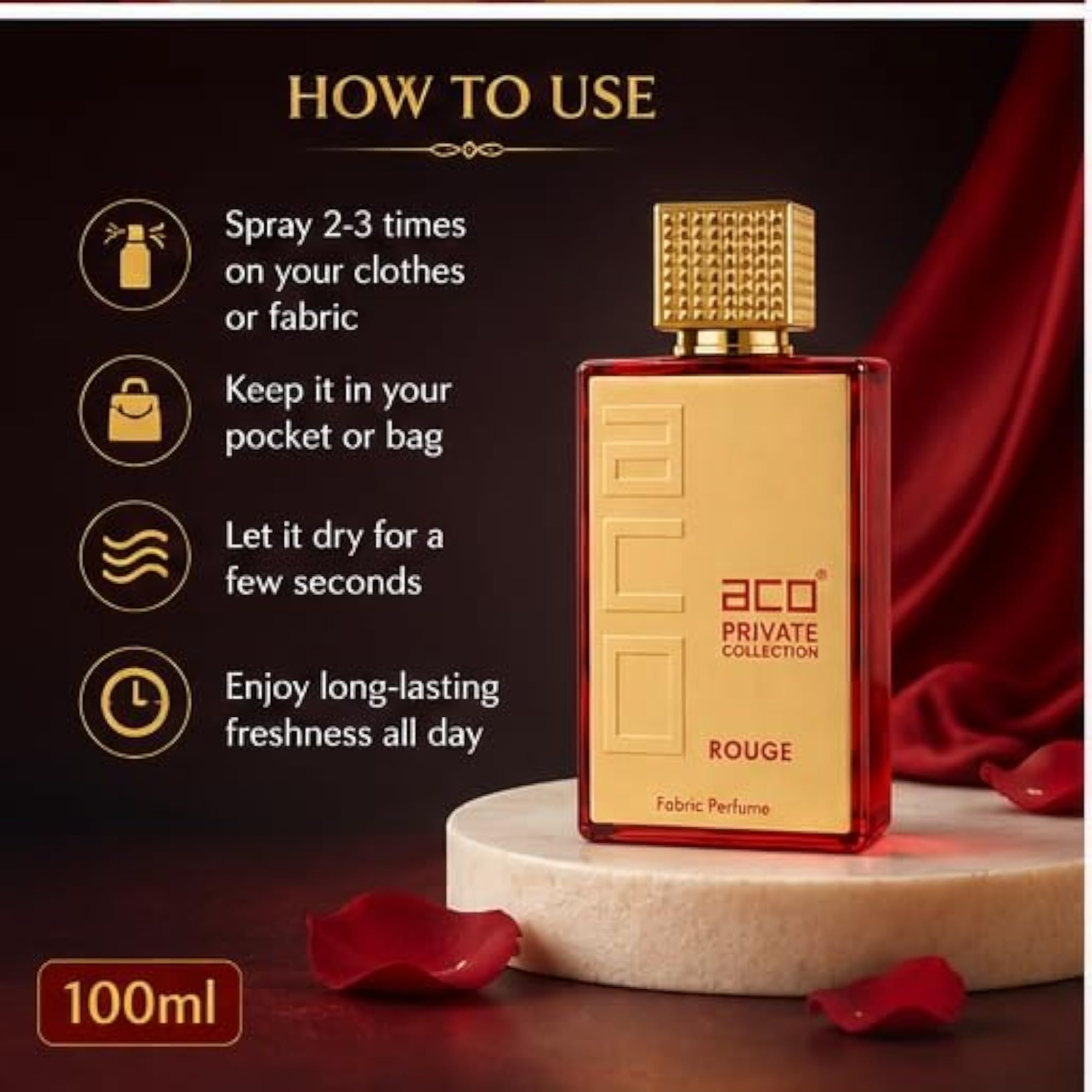 Private Collection ROUGE Fabric Perfume Spray, 100ml